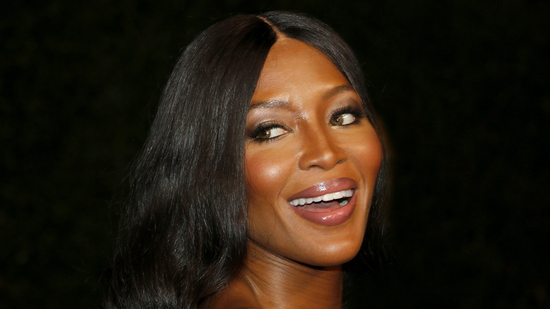 Naomi Campbell open smile