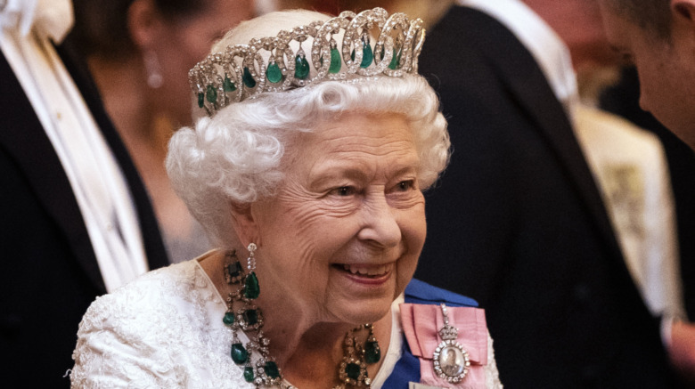 Queen Elizabeth II smiling 