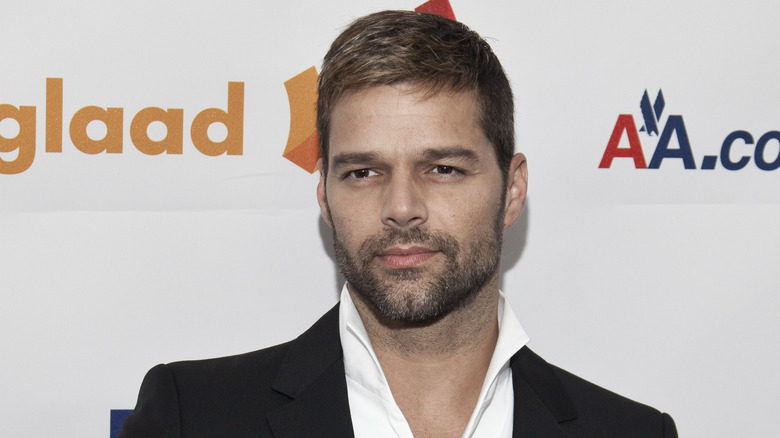 Ricky Martin on the red carpet