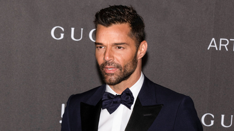 Ricky Martin on the red carpet