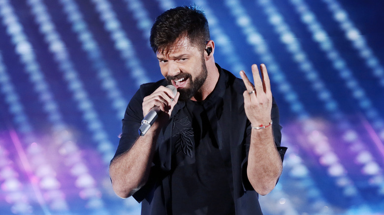 Ricky Martin performing