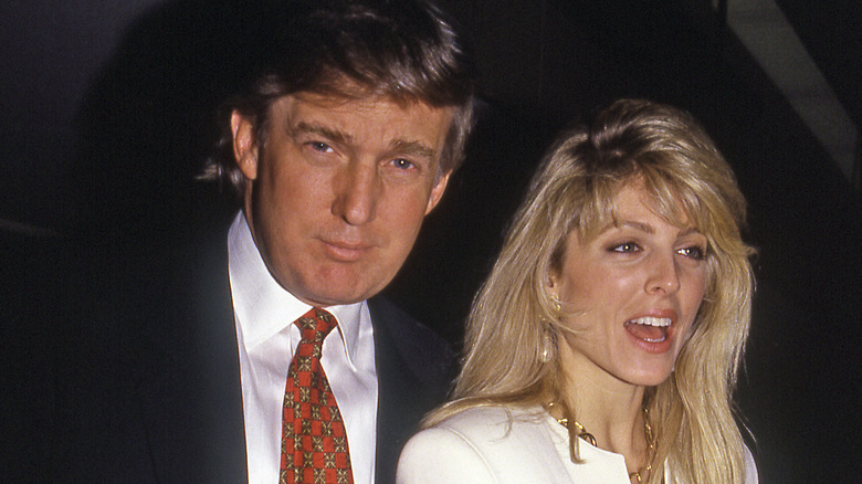 Donald Trump and Marla Maples in the 1990s