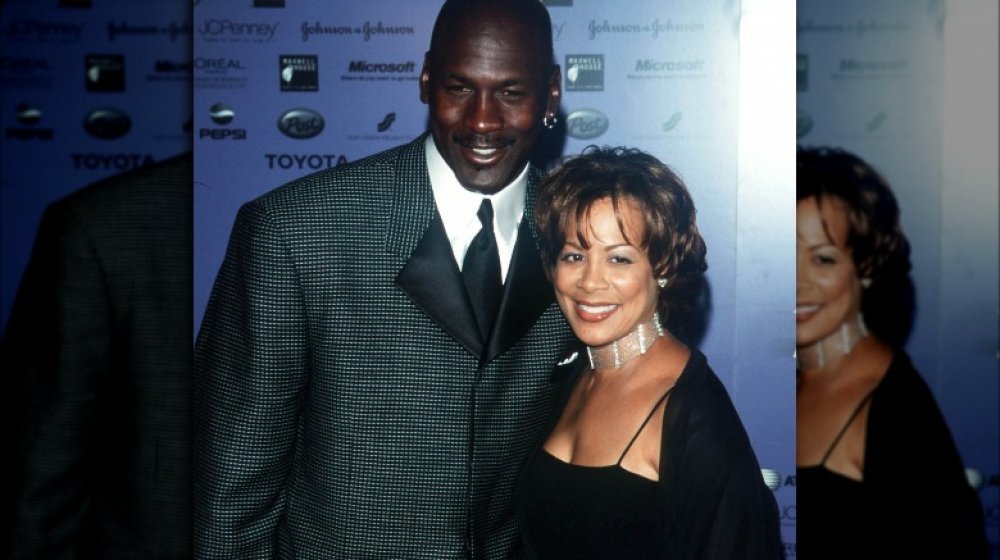 Michael Jordan and Juanita Vanoy