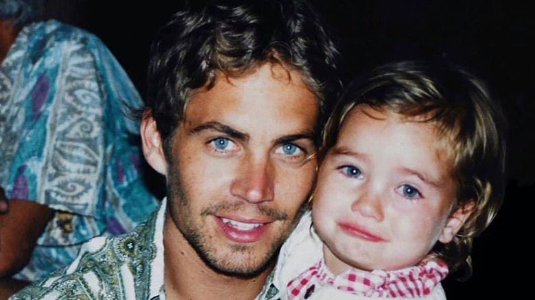 Paul Walker and Meadow Walker pose 