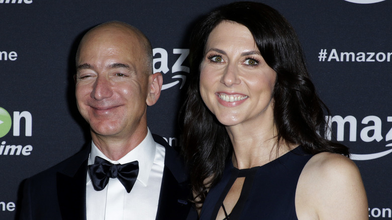 Scott Bezos and MacKenzie Scott arrive at Amazon Video's 67th Primetime Emmys 2015