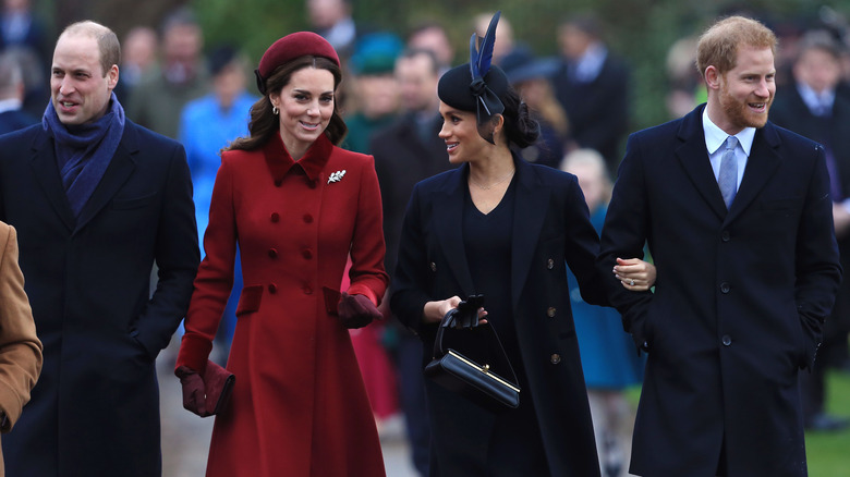 The Cambridges and the Sussexes