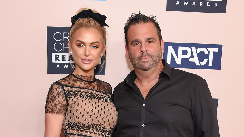 Randall Emmett posing with Lala Kent