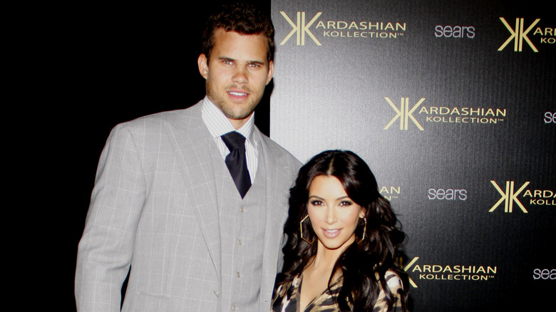 Kris Humphries and Kim Kardashian on the red carpet