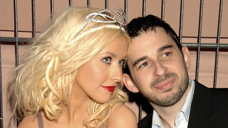 Christina Aguilera with Jason Bratman