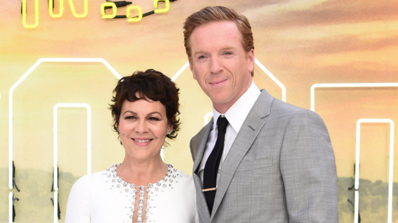 Helen McCrory and Damian Lewis smiling 