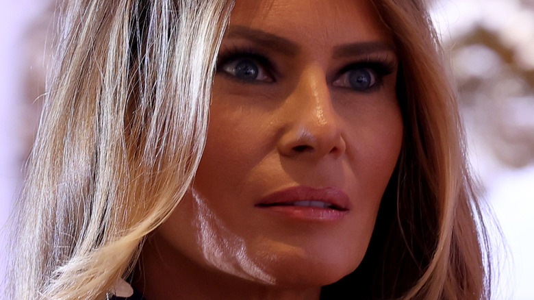 Melania Trump in close-up