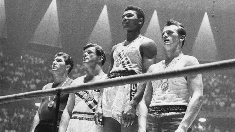 Cassius Clay at the 1960 Olympics