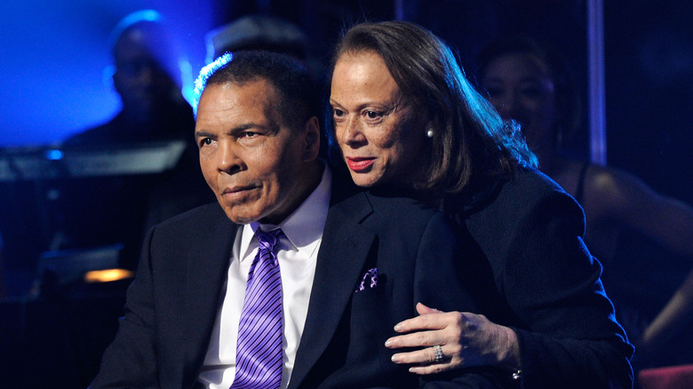 Muhammad Ali with wife Lonnie