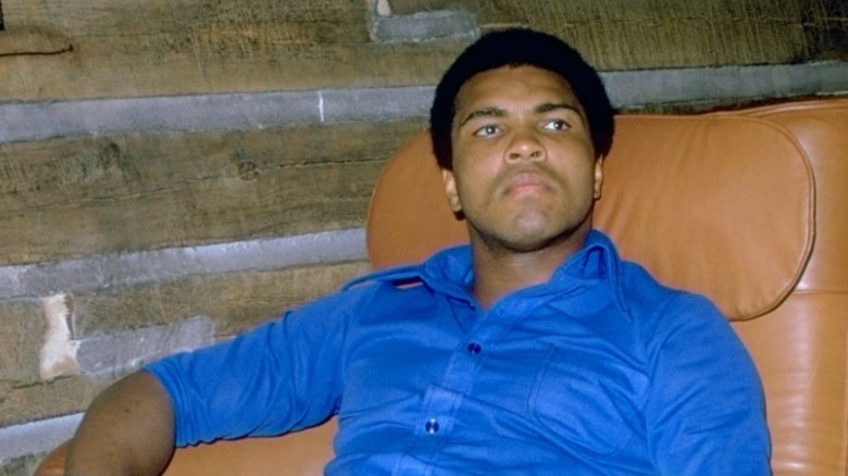 Muhammad Ali at home