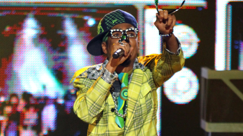 Shock G performs onstage