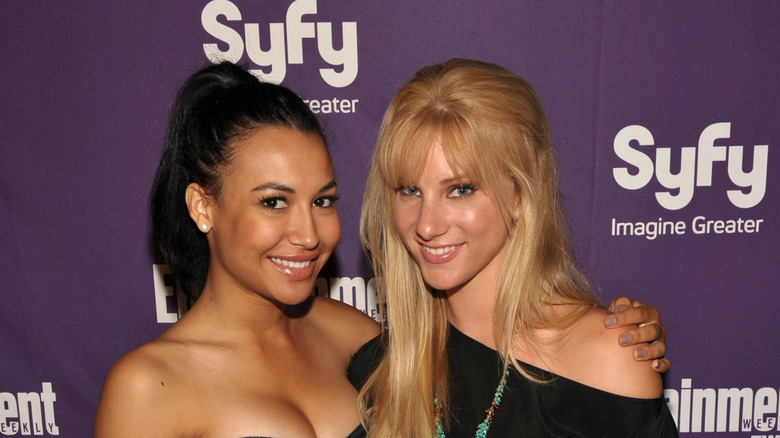 Naya Rivera and Heather Morris