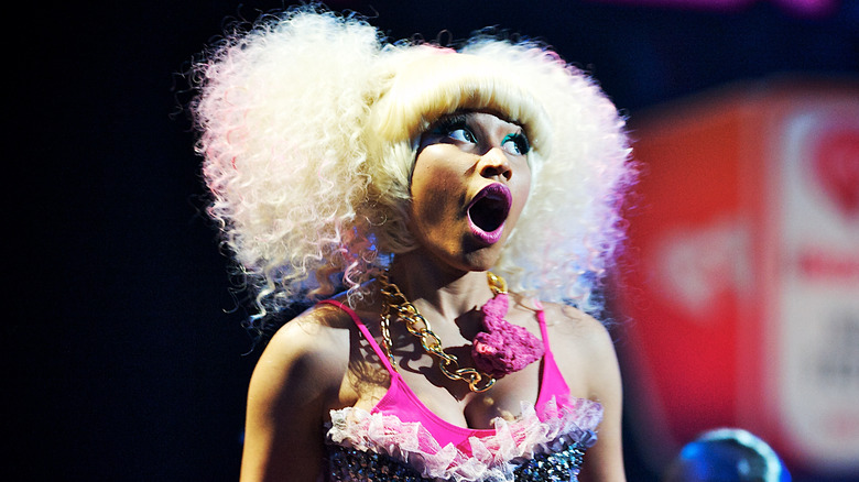 Nicki Minaj performs on stage