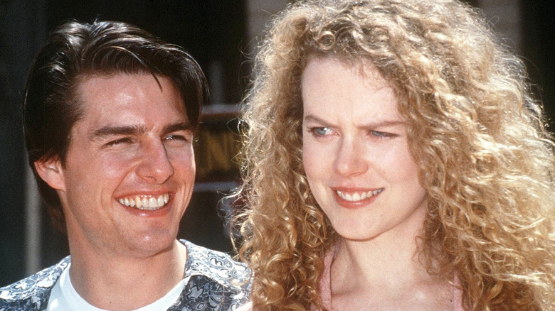 Tom Cruise laughing Nicole Kidman looking confused