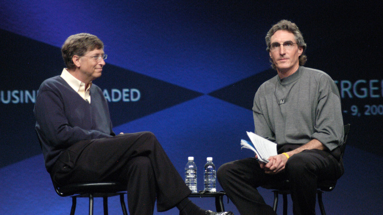 Doug Burgum speaking with Bill Gates