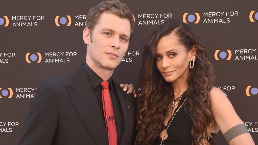 Joseph Morgan and Persia White