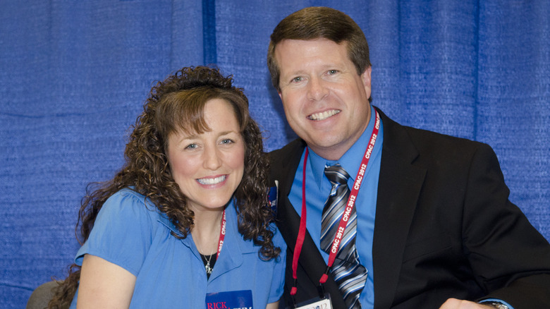 Jim Bob and Michelle Duggar smiling