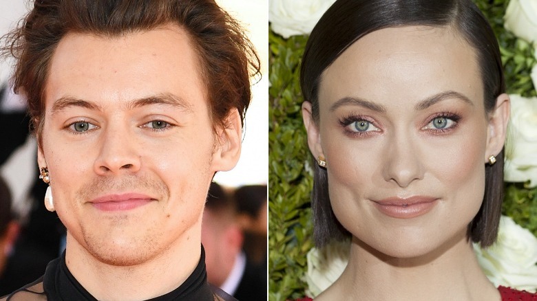 Harry Styles and Olivia Wilde smile on red carpets