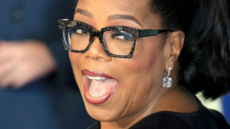 Oprah smiling