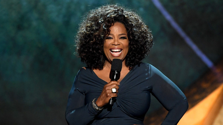 Oprah smiling