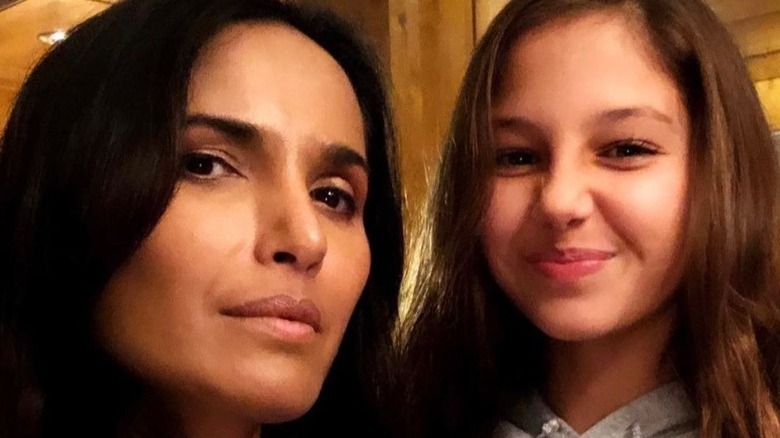 Padma Lakshmi with her daughter