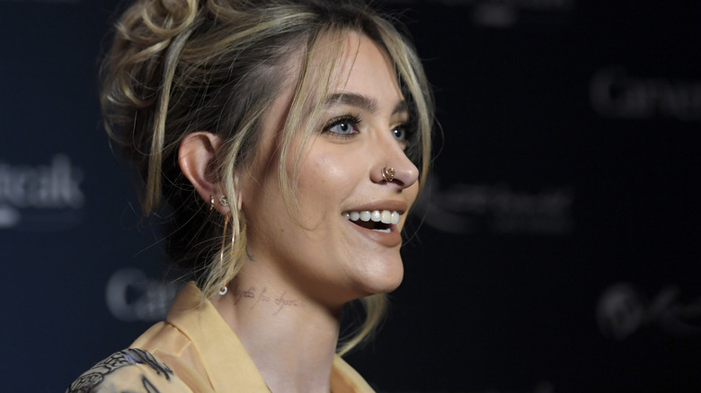 Paris Jackson smiling