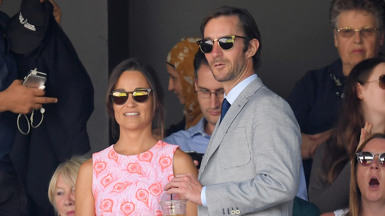 Pippa Middleton, James Matthews attending Wimbledon