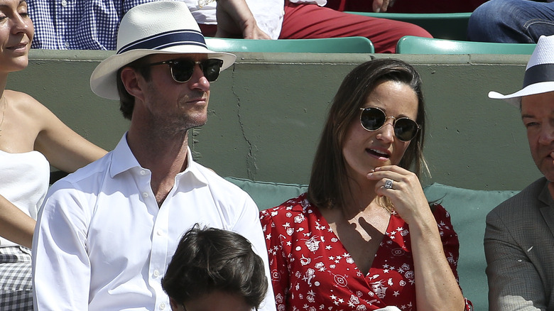 James Matthews and Pippa Middleton at Wimbledon