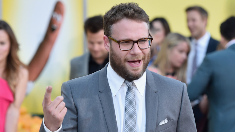 Seth Rogen attends the premiere of Sony's 'Sausage Party' 2016