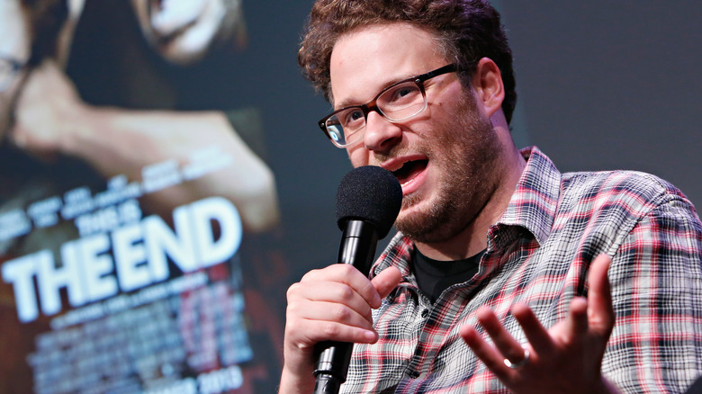 Seth Rogen attends Meet The Filmmakers: Seth Rogen And Evan Goldberg, This Is the End in 2013