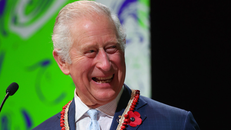 Prince Charles smiling at COP26