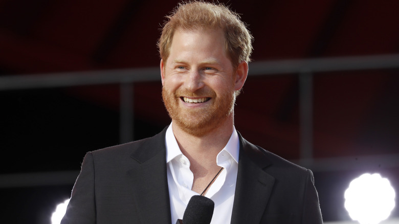 Prince Harry smiling