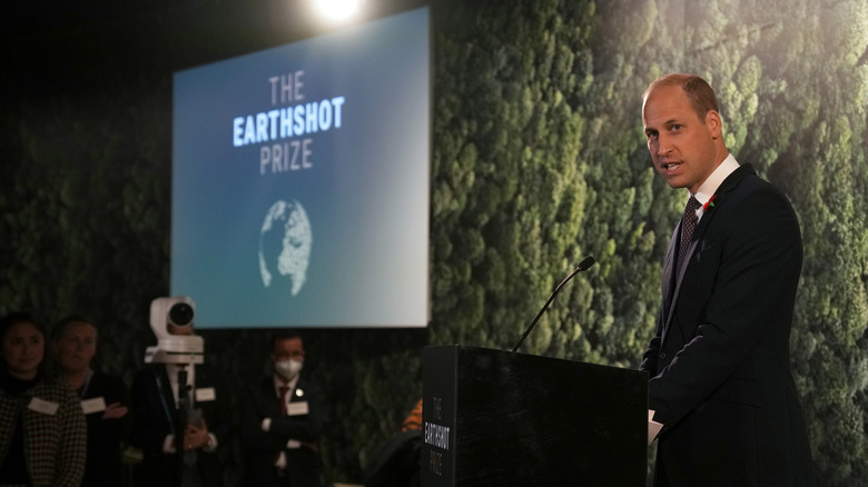 Prince William at an Earthshot event