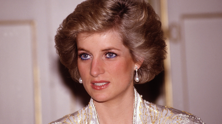 Princess Diana posing