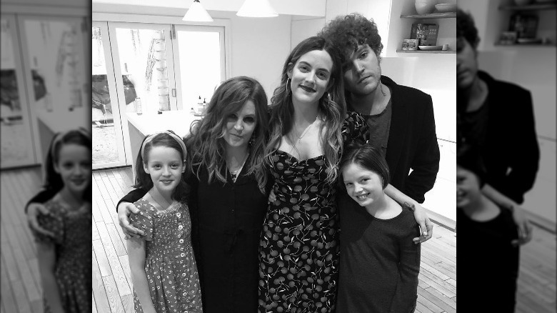 Lisa Marie Presley, Riley Keough, and Benjamin Keough