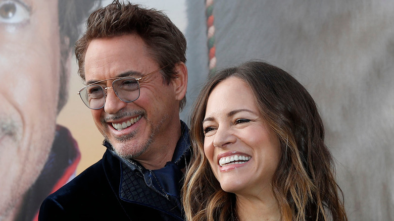 Robert Downey Jr. and Susan Downey smiling