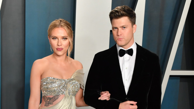 Scarlett Johansson and Colin Jost 2020