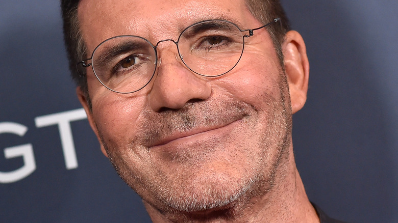 Simon Cowell with glasses