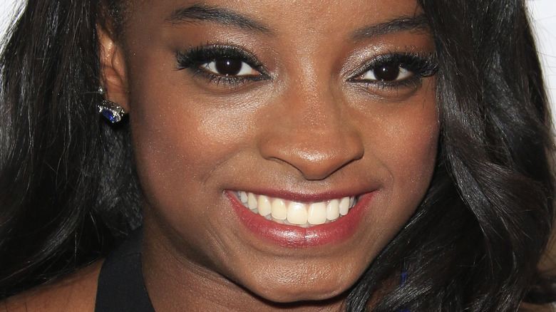 Simone Biles smiling