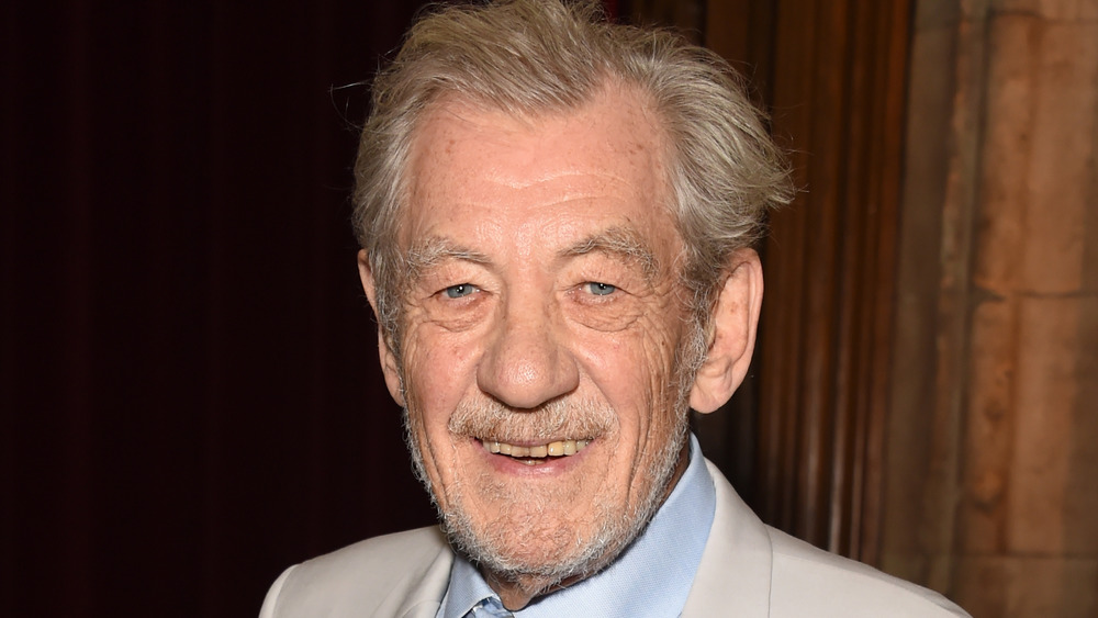 Ian McKellen smiling