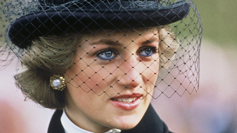 Princess Diana black veil