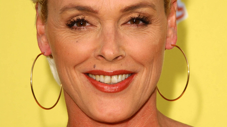 Brigitte Nielsen smiling 