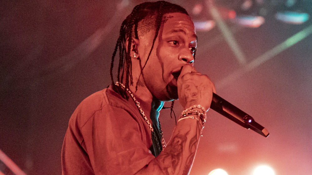 Travis Scott performing 