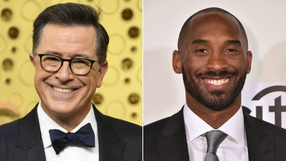 Stephen Colbert and Kobe Bryant