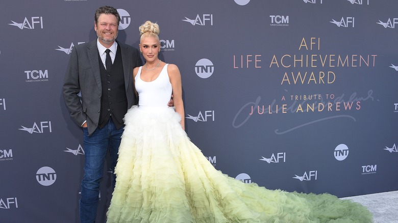 Gwen Stefani, Blake Shelton on red carpet