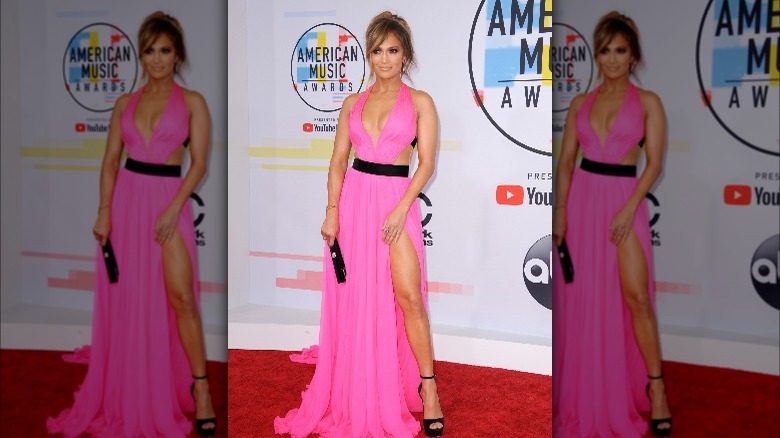 Jennifer Lopez on the red carpet